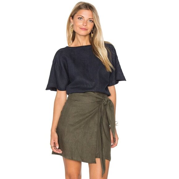 SIR the label Navy Open-Back Blouse - Picture 2 of 12